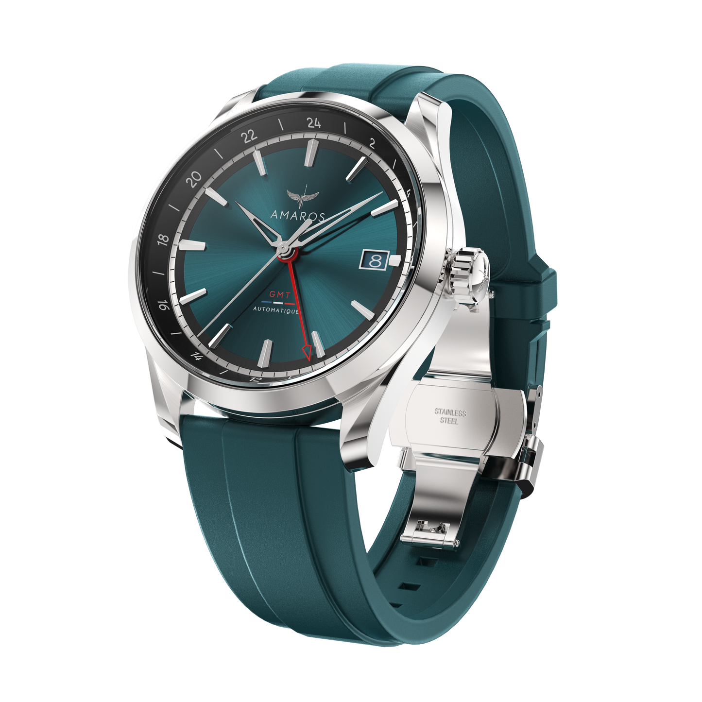 L'Odyssée - Automatic GMT Watch - Vert Émeraude