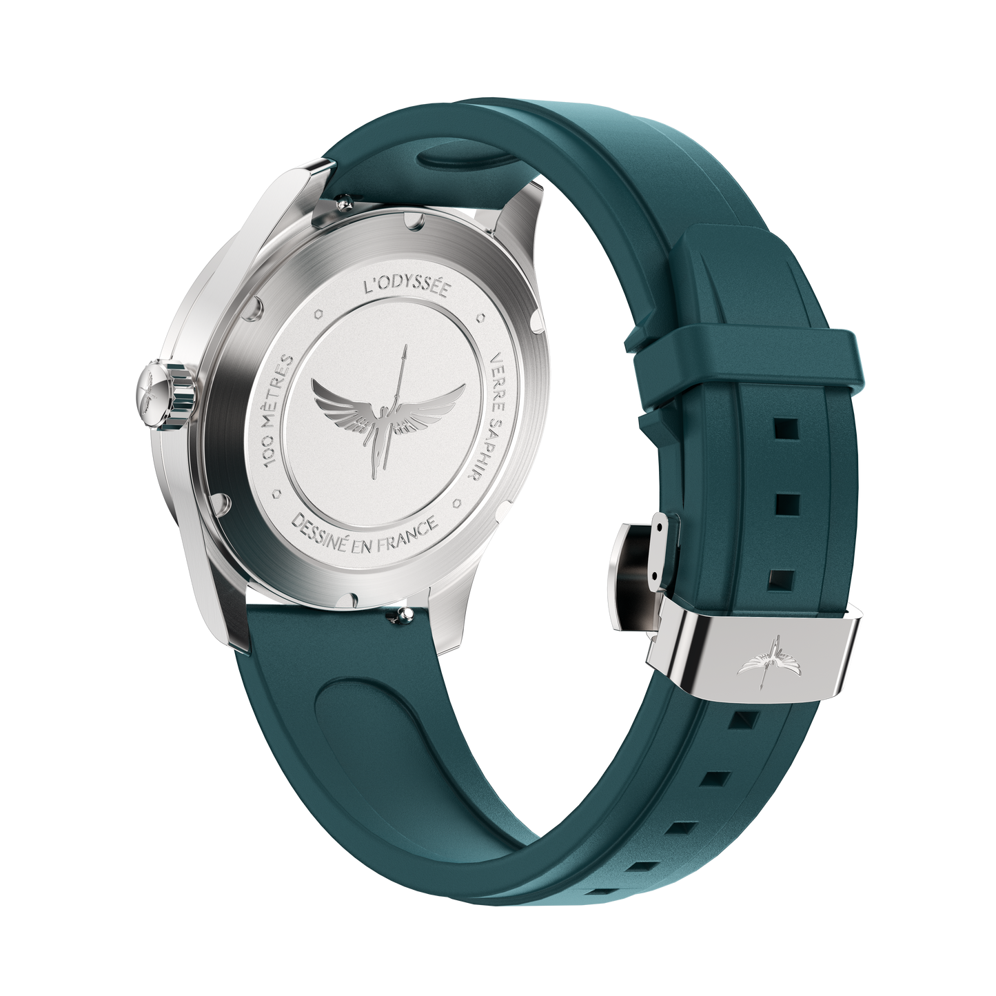 L'Odyssée - Automatic GMT Watch - Vert Émeraude