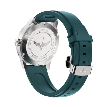 L'Odyssée - Automatic GMT Watch - Vert Émeraude
