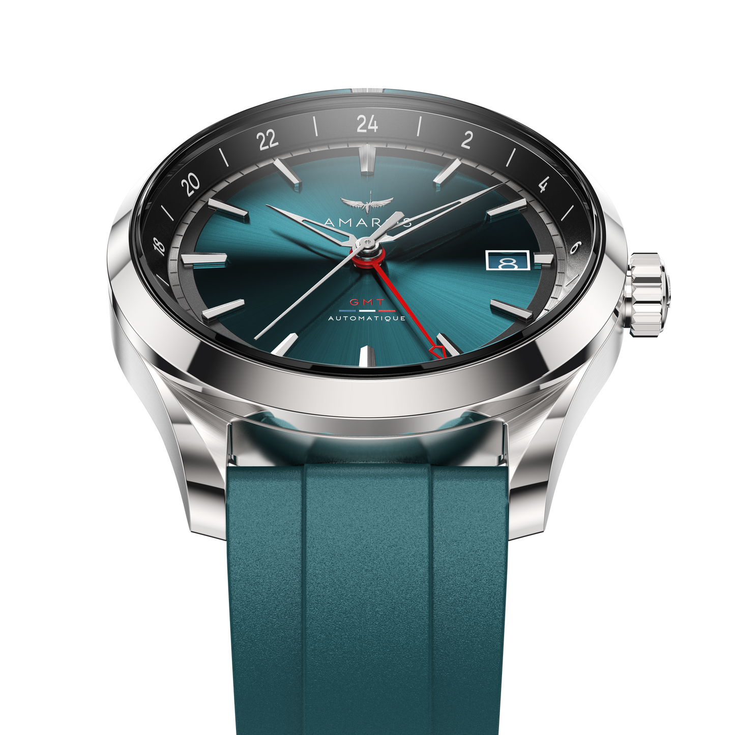 L'Odyssée - Automatic GMT Watch - Vert Émeraude