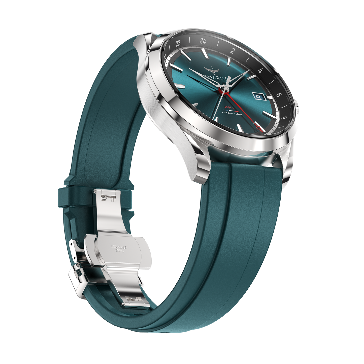 L'Odyssée - Automatic GMT Watch - Vert Émeraude