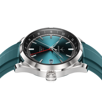 L'Odyssée - Automatic GMT Watch - Vert Émeraude