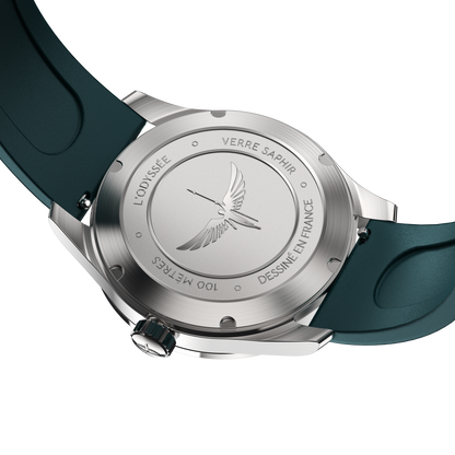 L'Odyssée - Automatic GMT Watch - Vert Émeraude