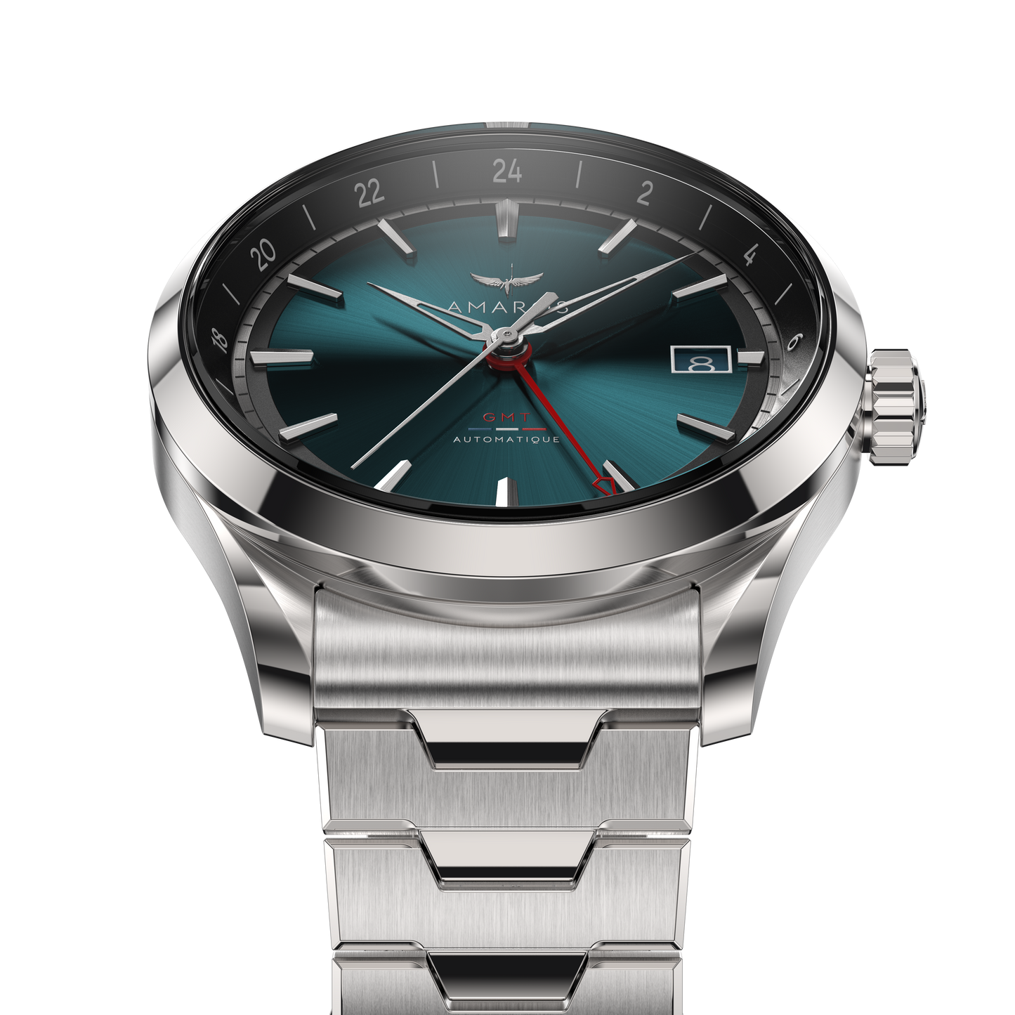 L'Odyssée - Automatic GMT Watch - Vert Émeraude