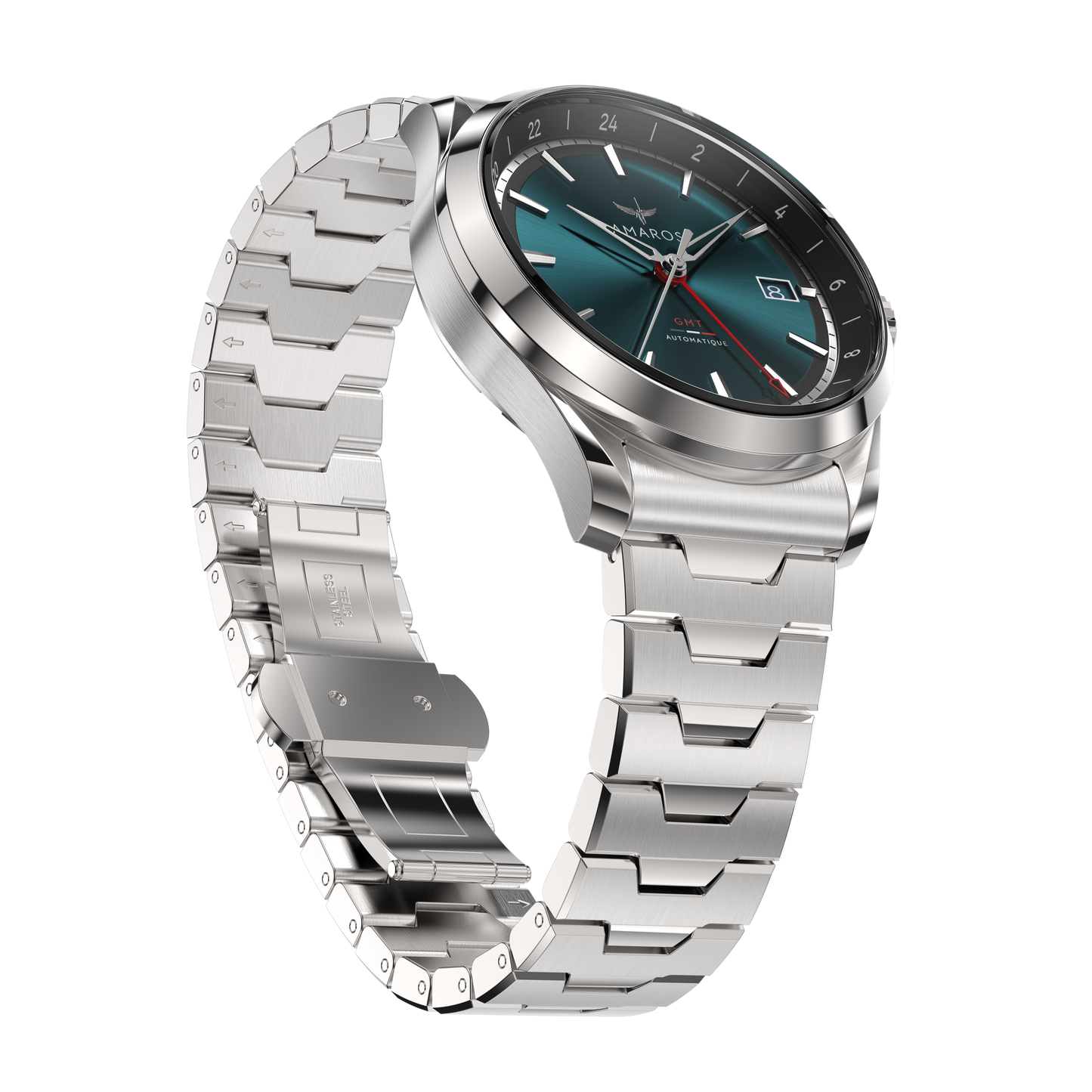 L'Odyssée - Automatic GMT Watch - Vert Émeraude