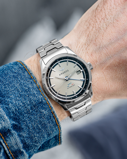 L'Odyssée - Automatic GMT Watch - Champagne
